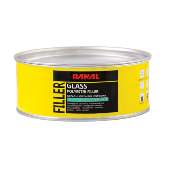 RANAL / Шпатлевка со стекловолокном GLASFASER 1 кг, с отв. (6)